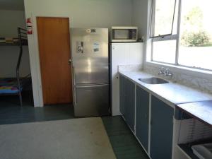Dapur atau dapur kecil di Rustic Woolshed