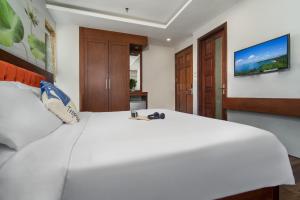 Voodi või voodid majutusasutuse Delicate Hotel toas