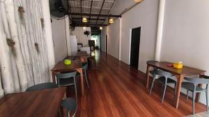Posezení v ubytování Chalok Hostel