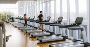 The fitness centre and/or fitness facilities at Hotel Mulia Senayan, Jakarta