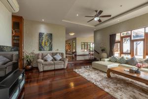 Χώρος καθιστικού στο Villa Moon Talay View
