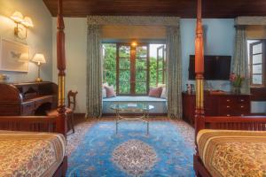 Posezení v ubytování Kandy Dendrobium House