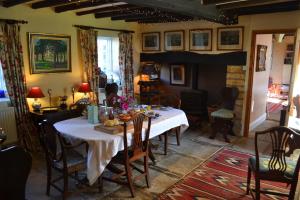 Coin salon dans l'établissement Cotswolds Mine Hill House