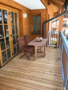 Balkon lub taras w obiekcie Anna 3 by SMR Rauris Apartments - inc Spa and near Gondola