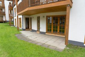 Budynek, w którym mieści się apartament
