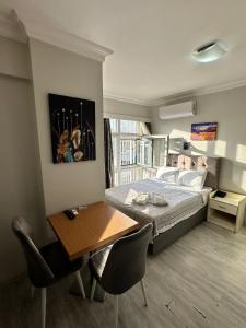 Postel nebo postele na pokoji v ubytování Bade Boutique Hotel Kadıköy
