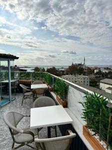 Balkón nebo terasa v ubytování Bade Boutique Hotel Kadıköy
