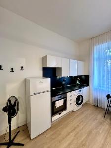 Kuchyňa alebo kuchynka v ubytovaní Figaro Suites