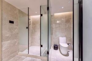 Phòng tắm tại Konggu Youlan Hotel Ningbo Yuyao North Xinjian Road