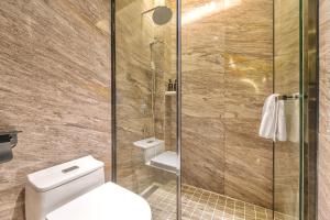 Phòng tắm tại Konggu Youlan Hotel Ningbo Yuyao North Xinjian Road