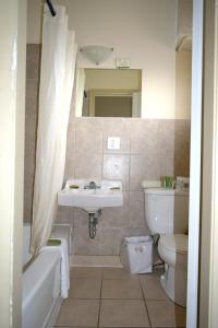 A bathroom at Centre Suite Inns Motel