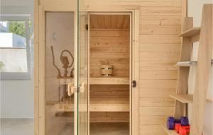 a sauna with a glass door in a house at Villa Sunshine Tea in Pula +52 photos