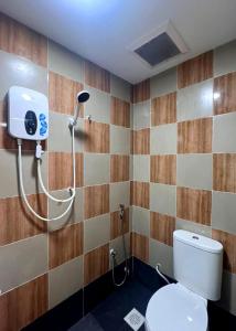 Koupelna v ubytování ARK Business Rawang hotel