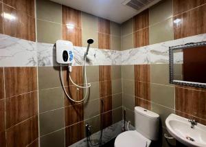 Koupelna v ubytování ARK Business Rawang hotel