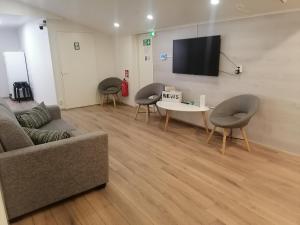 Posezení v ubytování Hostel Tikka