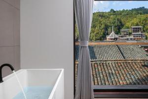 Nespecifikovaný výhled na hory nebo výhled na hory při pohledu z bed and breakfast