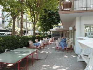 A balcony or terrace at Hotel Irene