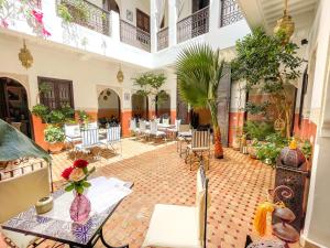 Restaurace v ubytování Riad des Lys