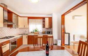 Kuchnia lub aneks kuchenny w obiekcie Cozy Home In Posedarje With Wifi