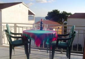 Balkón nebo terasa v ubytování Apartments Nebo