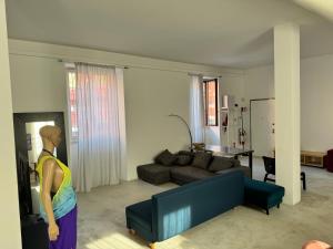 Posezení v ubytování La casa di Wayne