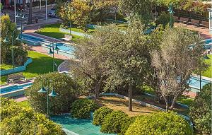 an overhead view of a park with trees and swings at Cozy Apartment In Cattolica With Wifi in Cattolica
