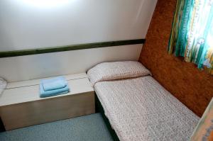 Postel nebo postele na pokoji v ubytování Camping As Cancelas