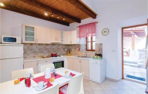 Η κουζίνα ή μικρή κουζίνα στο Holiday Home Slano Grgurici