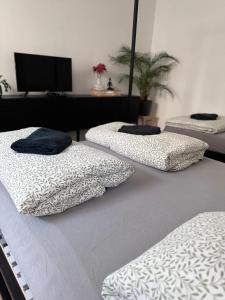 Postel nebo postele na pokoji v ubytování Sušilova 14 apartments I
