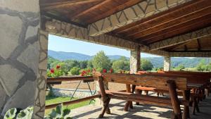 Nespecifikovaný výhled na hory nebo výhled na hory při pohledu z bed and breakfast