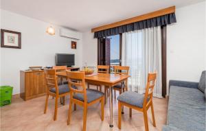 Μια τηλεόραση ή/και κέντρο ψυχαγωγίας στο Gorgeous Apartment In Barbat Na Rabu
