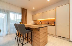 Kuchyň nebo kuchyňský kout v ubytování Beautiful Home In Zdrelac