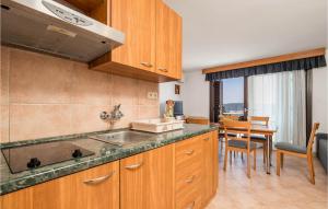 Η κουζίνα ή μικρή κουζίνα στο Gorgeous Apartment In Barbat Na Rabu
