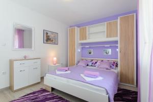 Postel nebo postele na pokoji v ubytování House Mirjana