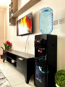 TV a/nebo společenská místnost v ubytování BMW Buxton point Apartment + 19 fotografií