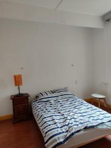 Postel nebo postele na pokoji v ubytování Appartement 2 chambres riorges
