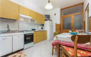 Kuchyň nebo kuchyňský kout v ubytování Cozy Apartment In Lovrecica With Wifi