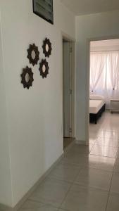 Postel nebo postele na pokoji v ubytování Apartamento Peñaflor 2do Nivel San Rafael