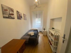 Postel nebo postele na pokoji v ubytování Appartamento in centro