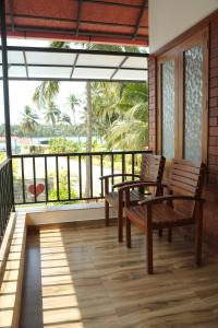 Balkón nebo terasa v ubytování Tropical Blue Resort