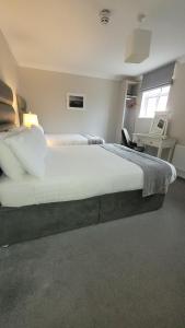 Ένα ή περισσότερα κρεβάτια σε δωμάτιο στο Murphy's Pub and Bed & Breakfast