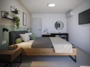 Postel nebo postele na pokoji v ubytování Sagitta All inclusive light