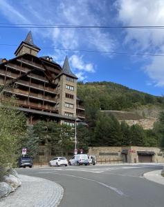 Nespecifikovaný výhled na hory nebo výhled na hory při pohledu z apartmánu