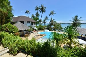 Výhled na bazén z ubytování Koh Mak Cococape Resort nebo okolí