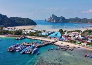 Landskap semula jadi dekat dengan resort