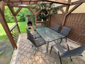 Patio nebo venkovní prostory v ubytování Domeček Mireček