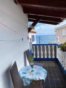 A balcony or terrace at Nikos Studios Meltemi Family Suite Penthouse
