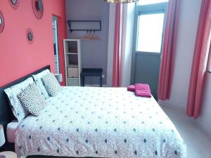 Giường trong phòng chung tại Gîte Le Salmon