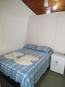 Postel nebo postele na pokoji v ubytování Pousada Lua Mar Arraial d'Ajuda