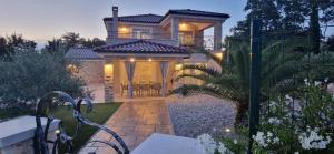 Zahrada ubytování Beautiful new villa with pool, near beach - by TRAVELER tourist agency KRK - ID 2400